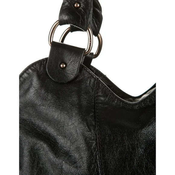 Fendi Vintage Black Leather Shoulder Bag - Picture 4 of 9